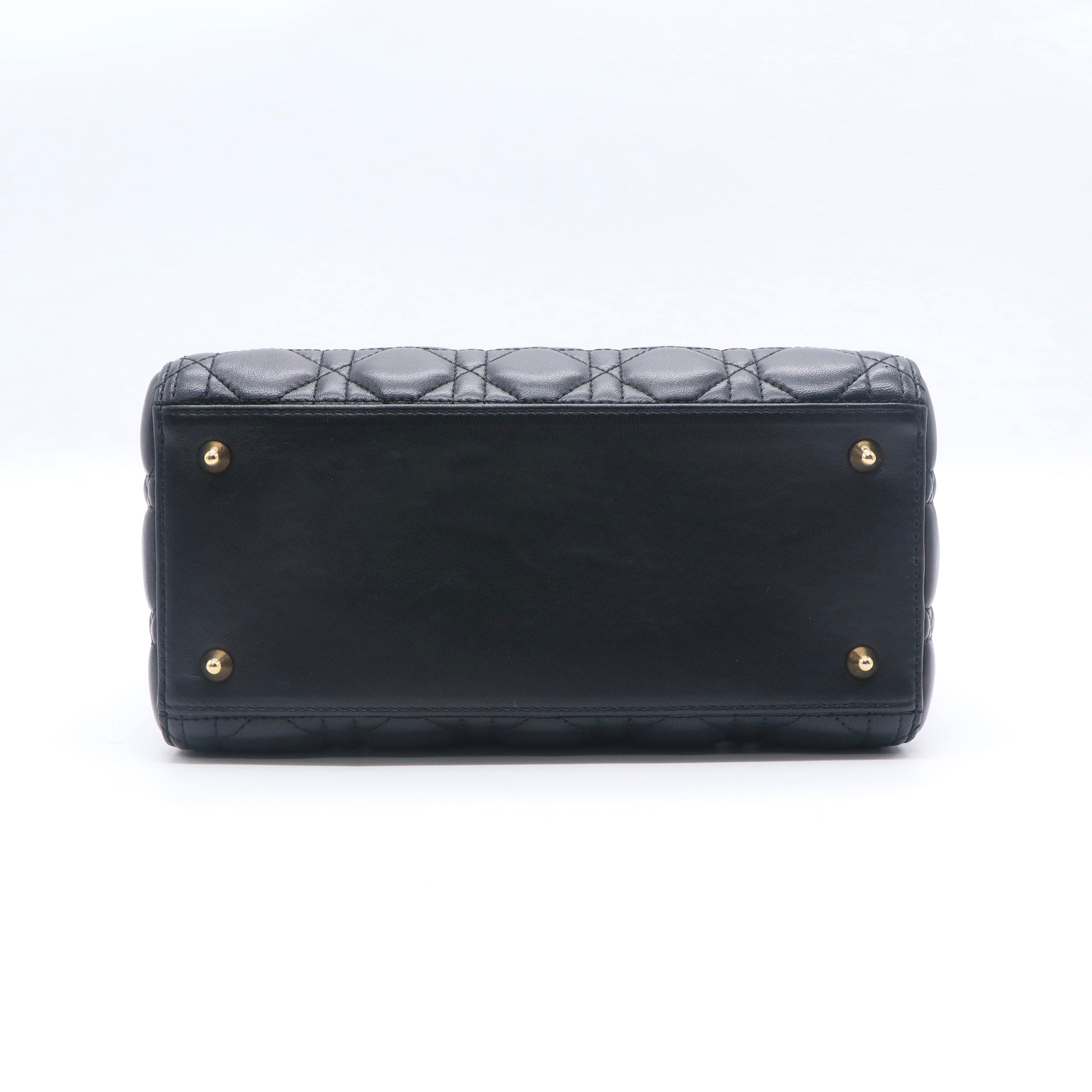 Christian Dior Lady Dior Bag Cannage Quilt Grained Calfskin Medium twins LDJ3382