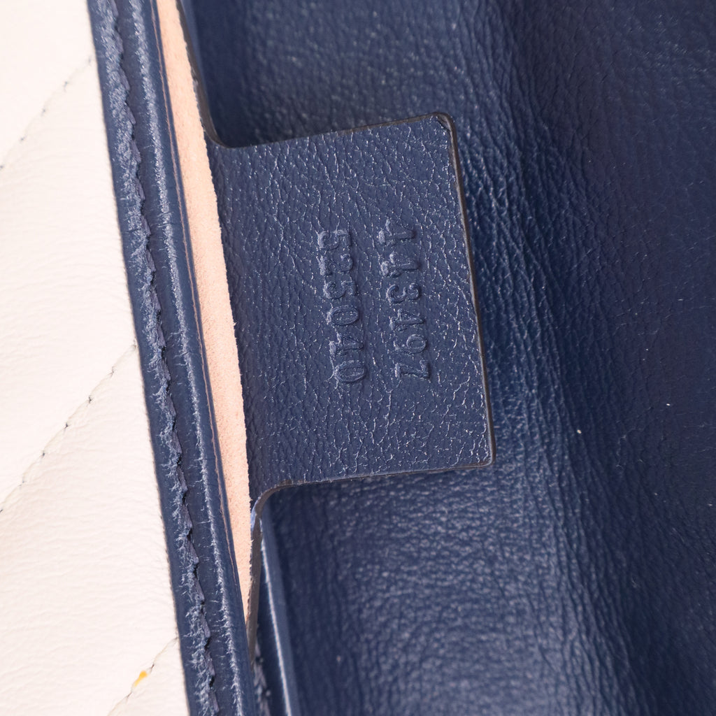 GG Marmont Flap Bag Diagonal Quilted Leather Twins LDJ3389