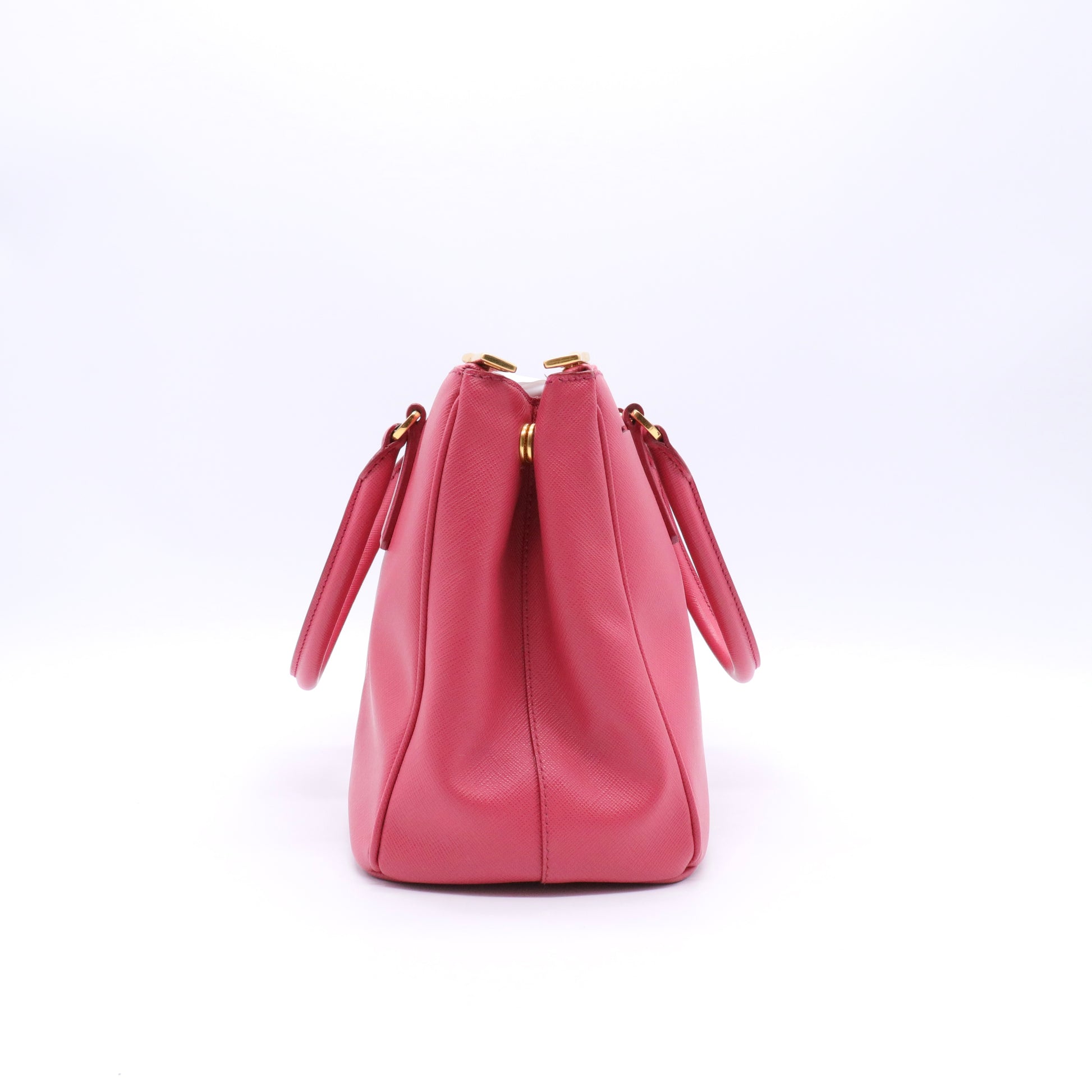 Double Zip Lux Tote Saffiano Leather Medium Twins