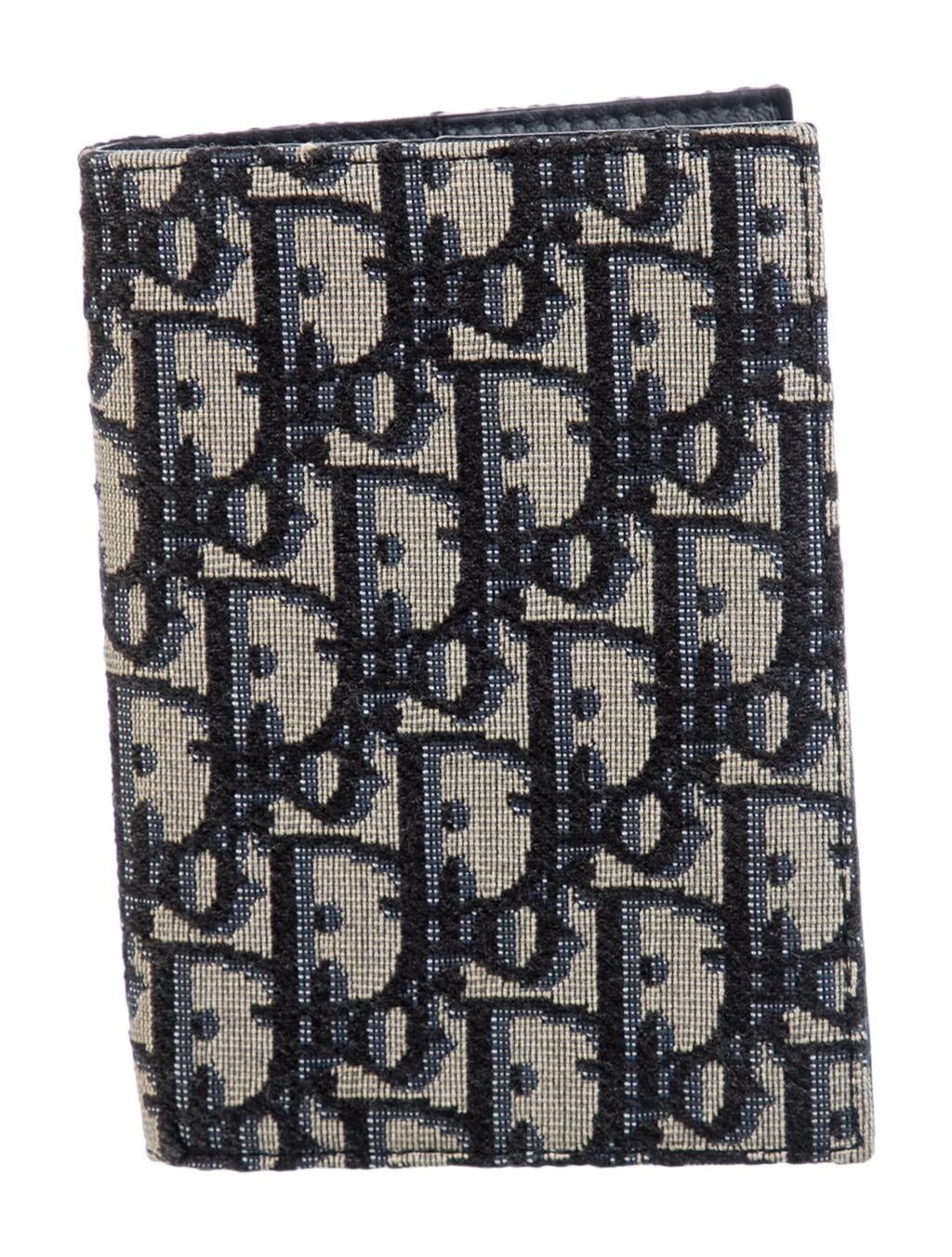 Dior Bifold Card Holder Beige and Black Dior Oblique Jacquard twins LDJ6478
