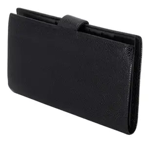 Caviar Long Leather CC French Purse Wallet - twins