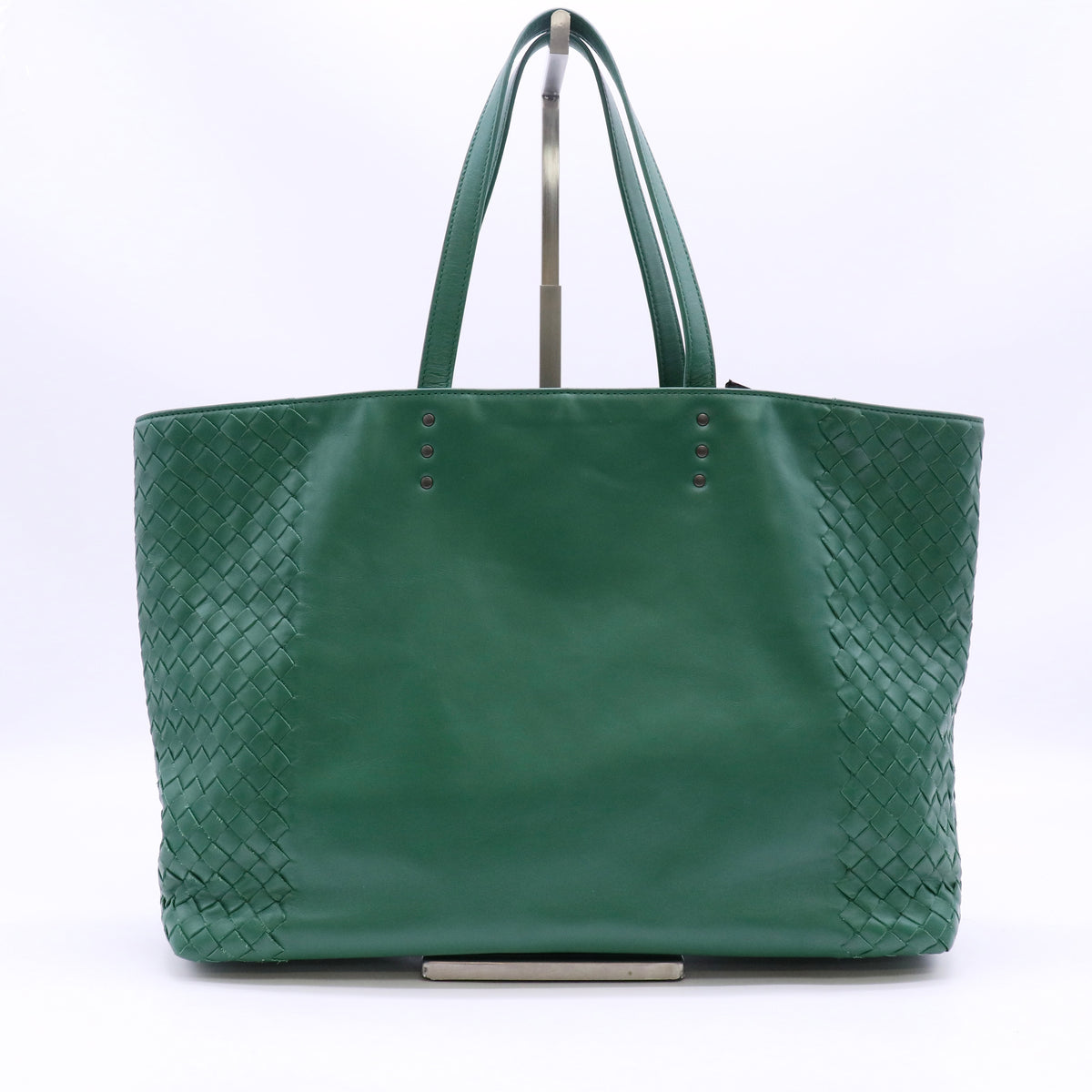 intrecciato trimmed nappa tote bag Twins LDJ6155