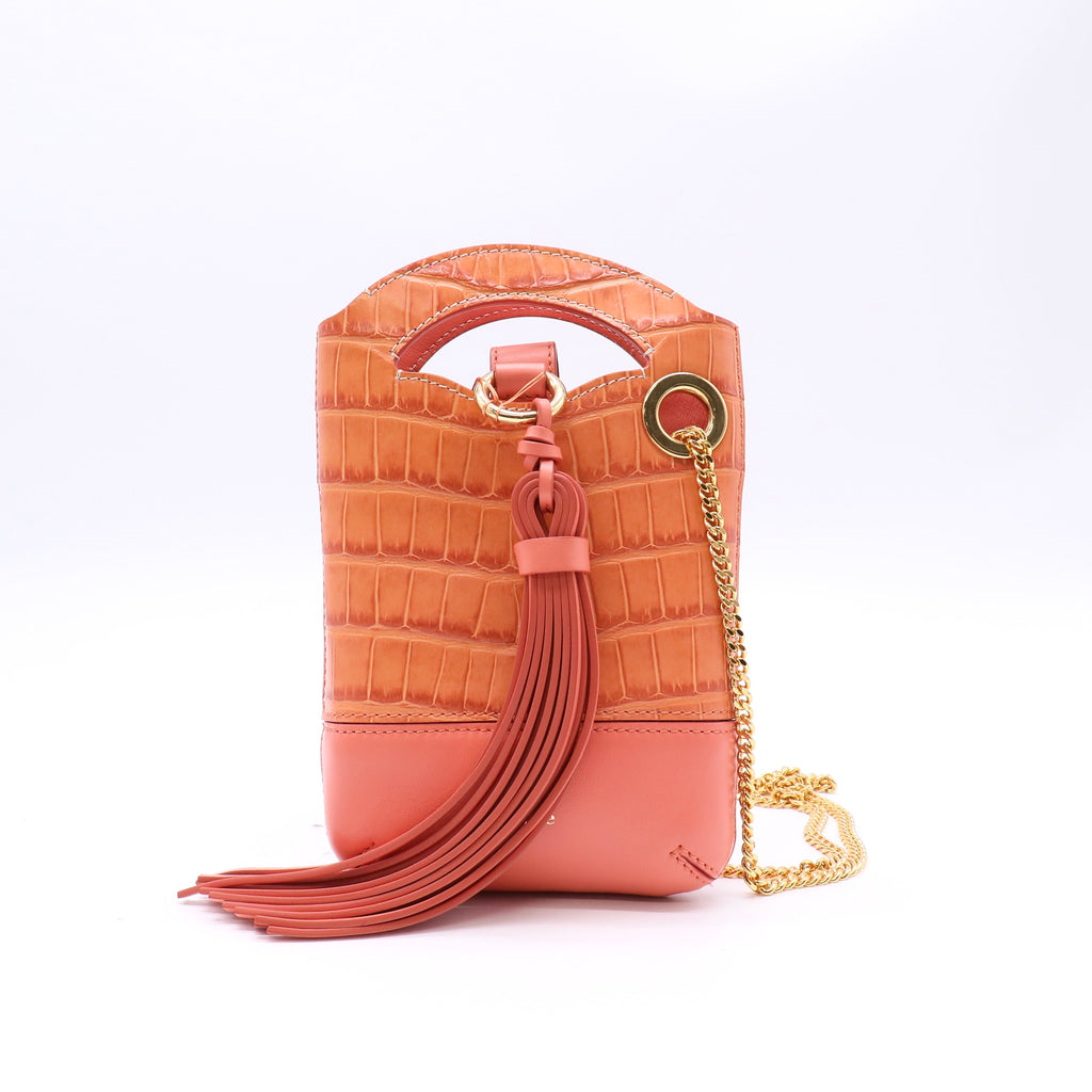 Small Walden Phone Pouch Croco-Embossed twins LDJ5820