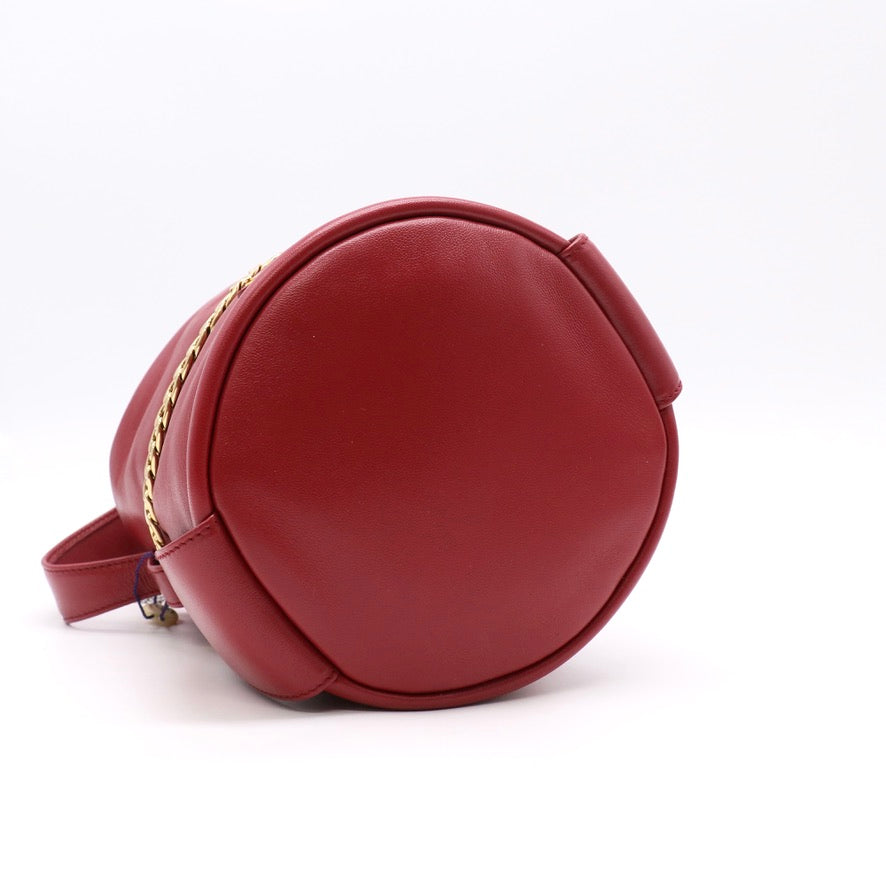 Nappa Petit Sac Mini Bucket Bag Cherry twins LDJ5595