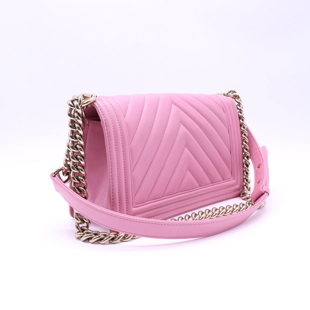 Chanel Pink LeBoy Shoulder Bag Twins