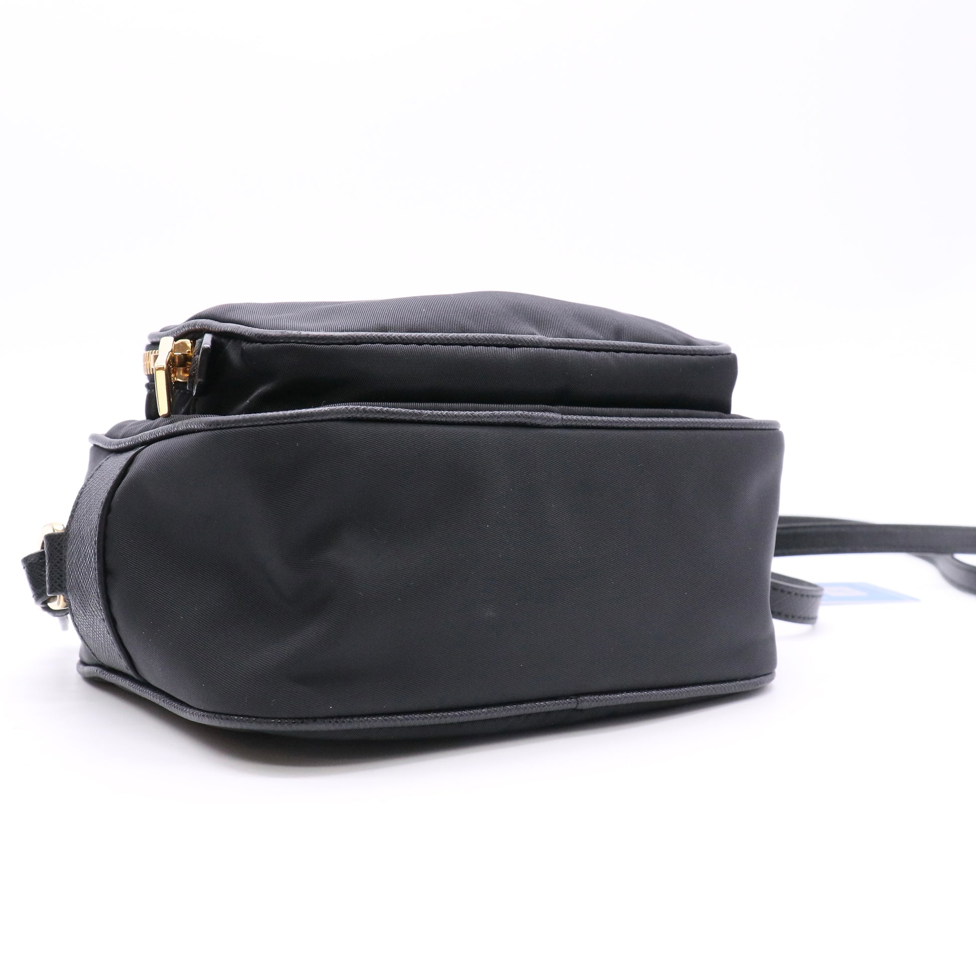 Nylon Saffiano Double Zip Camera Bag twins LDZ1075