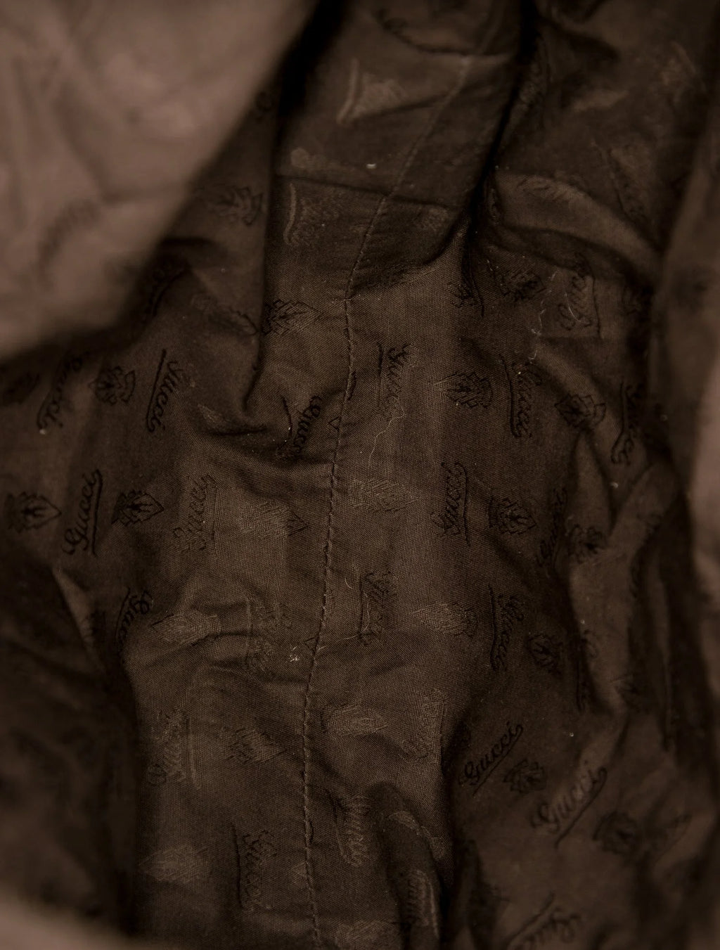 Brown GG Canvas Tote Bag Beige Dark brown Twins