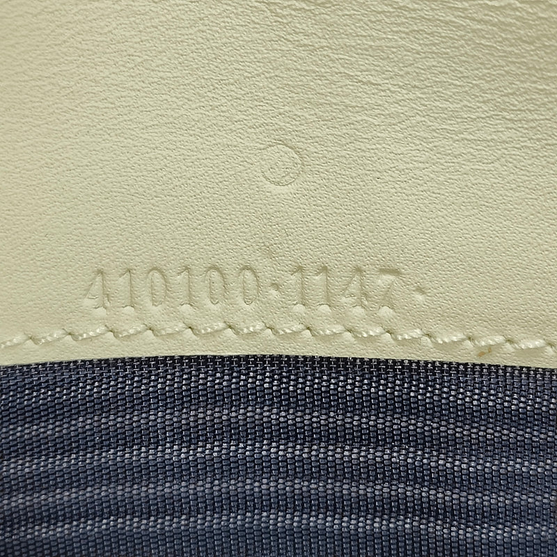 GG Supreme Canvas and Leather Flap Wallet