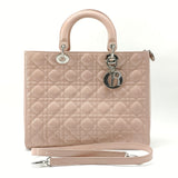 Lady Dior Bag Cannage Quilt Lambskin Large