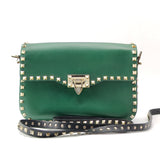 Rockstud Flip Lock Flap Bag Leather Mini