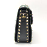 Rockstud Flip Lock Flap Bag Leather Mini