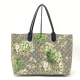 Reversible Tote Blooms GG Print Leather Medium