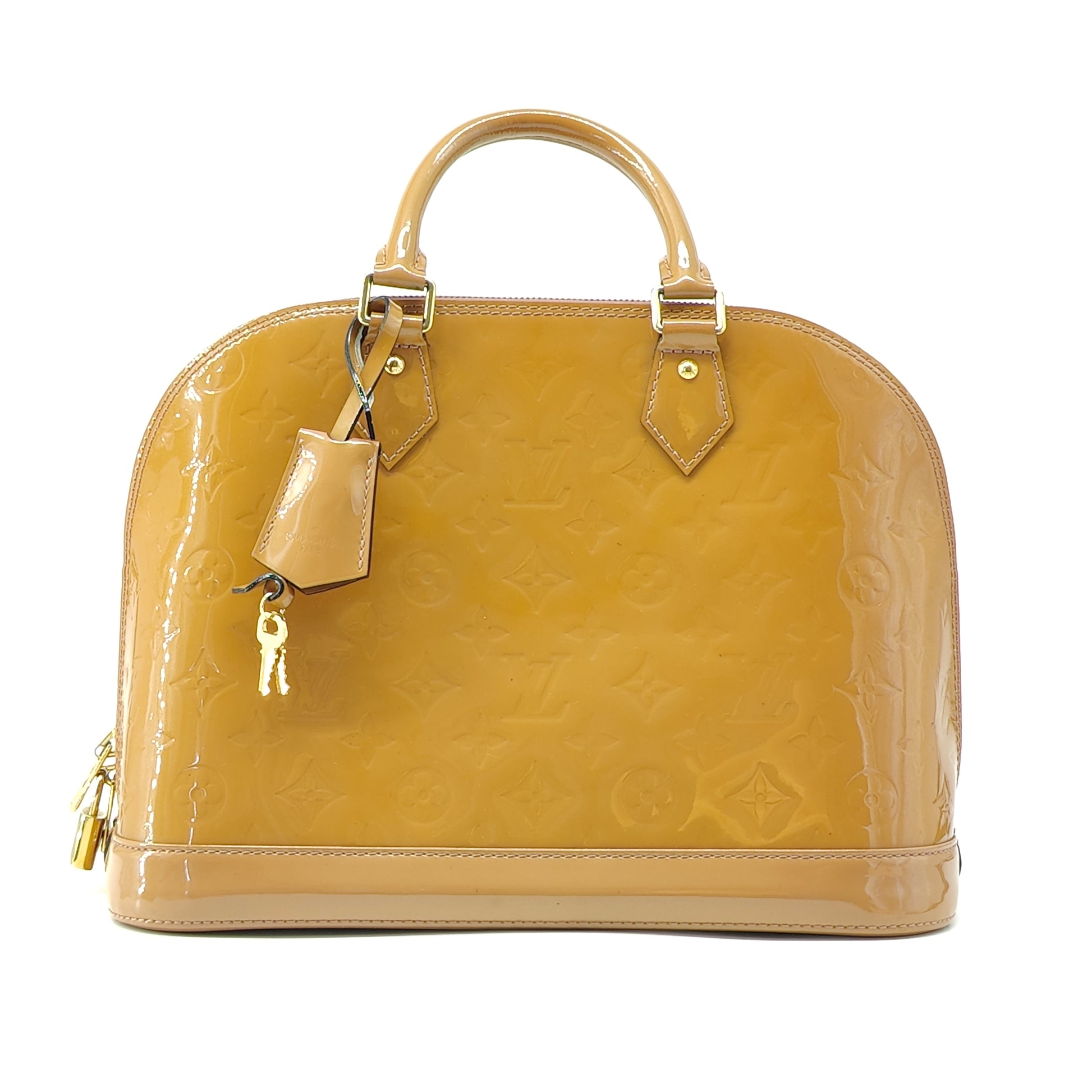 Alma Handbag Monogram Vernis BB