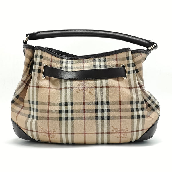 Willenmore Convertible Hobo Haymarket Coated Canvas and Leather