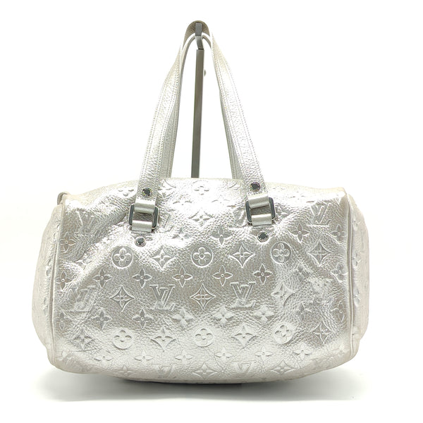 Comete Handbag Limited Edition Shimmer Monogram Embossed Leather