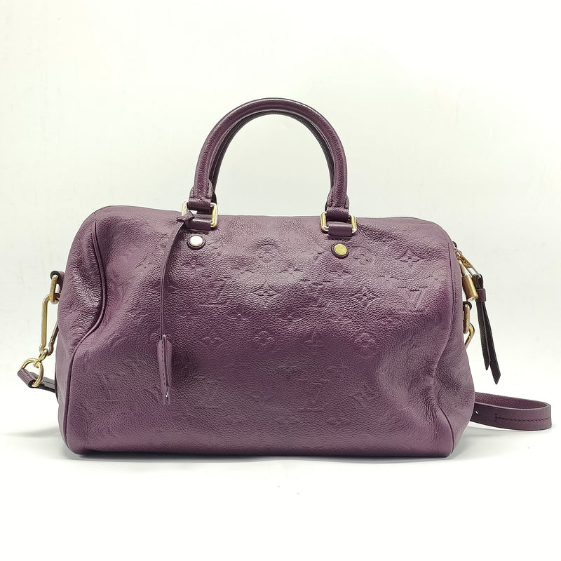 Speedy Bandouliere Bag Monogram Empreinte Leather 30