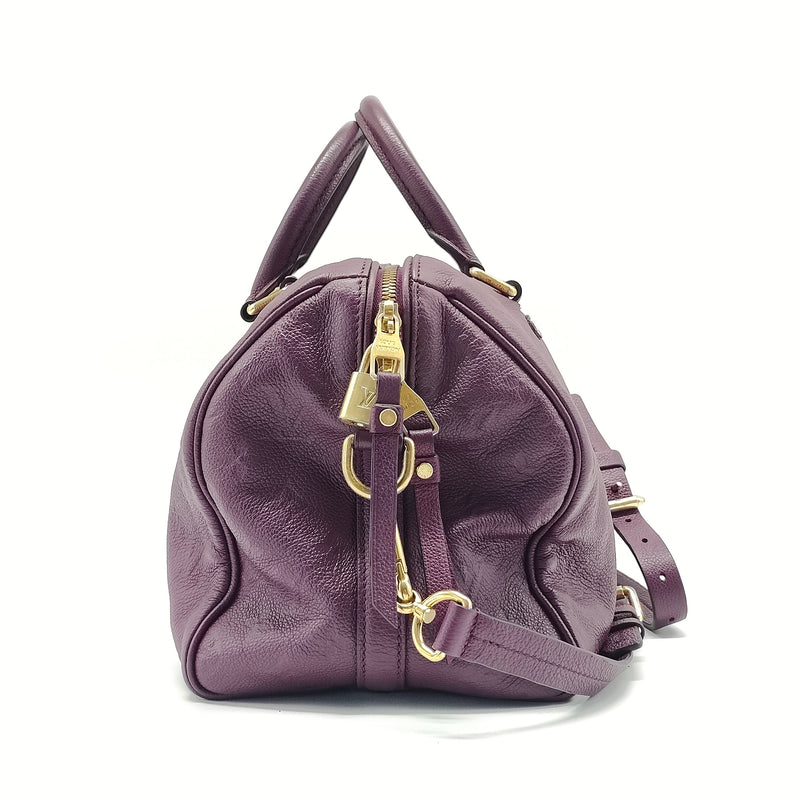 Speedy Bandouliere Bag Monogram Empreinte Leather 30