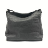 Grained Calfskin Ally Hobo Black