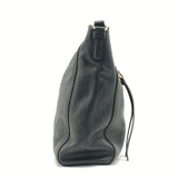 Grained Calfskin Ally Hobo Black