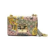 Padlock Shoulder Bag Tian Print GG Coated Canvas