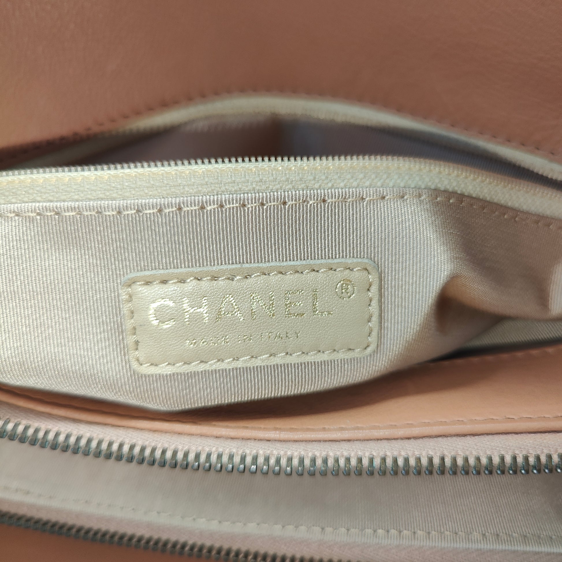 Calfskin Quilted Large CC Crown