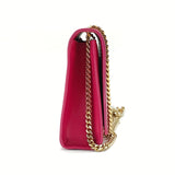 Pink Smooth Leather Medium Kate Tassel Bag