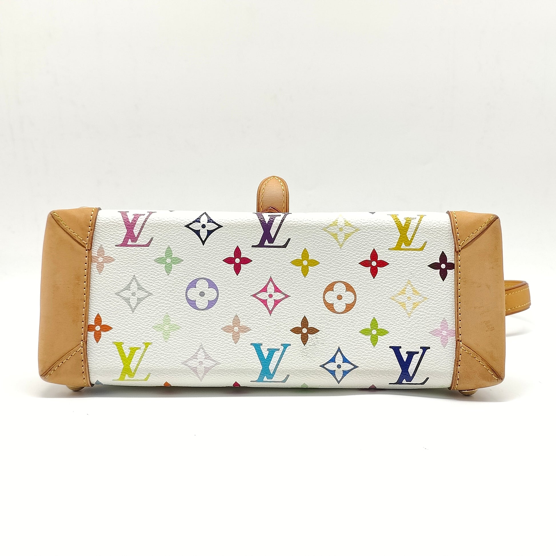 Vintage Louis Vuitton Eliza White Multicolor Monogram Canvas Shoulder Bag