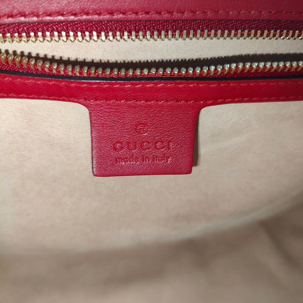Padlock Shoulder Bag GG Coated Canvas and Leather Medium