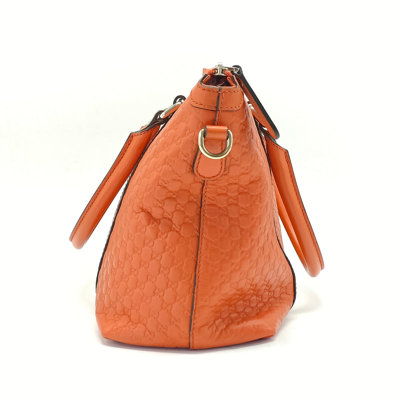 Britt Convertible Dome Satchel Microguccissima Leather Medium