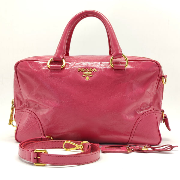 Convertible Bauletto Bag Vitello Shine Medium