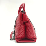 Boy Chained Tote Quilted Calfskin Medium