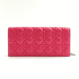 Lady Dior Clutch on Chain Cannage Quilt Patent