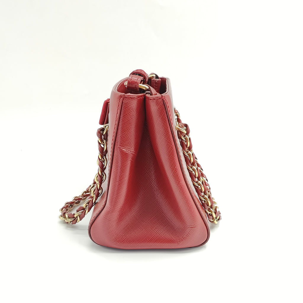 Printed Calfskin Mini Melike Shoulder Bag