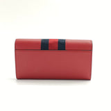 Sylvie Red Leather Continental Wallet