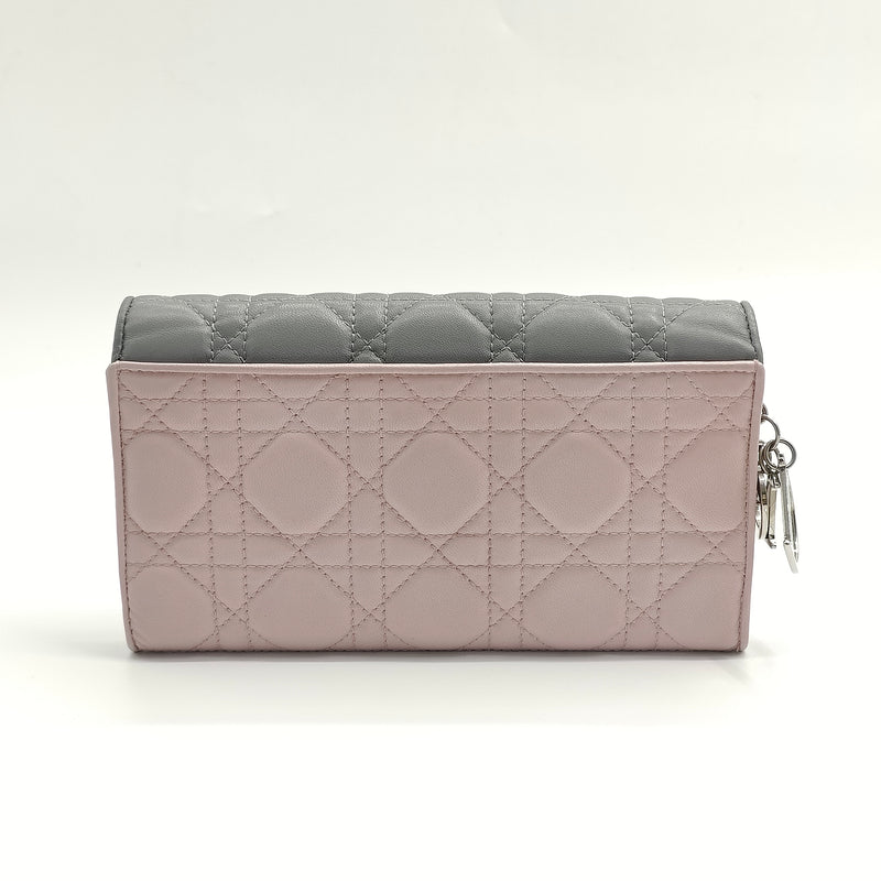 Lady Dior Wallet Cannage Quilt Lambskin