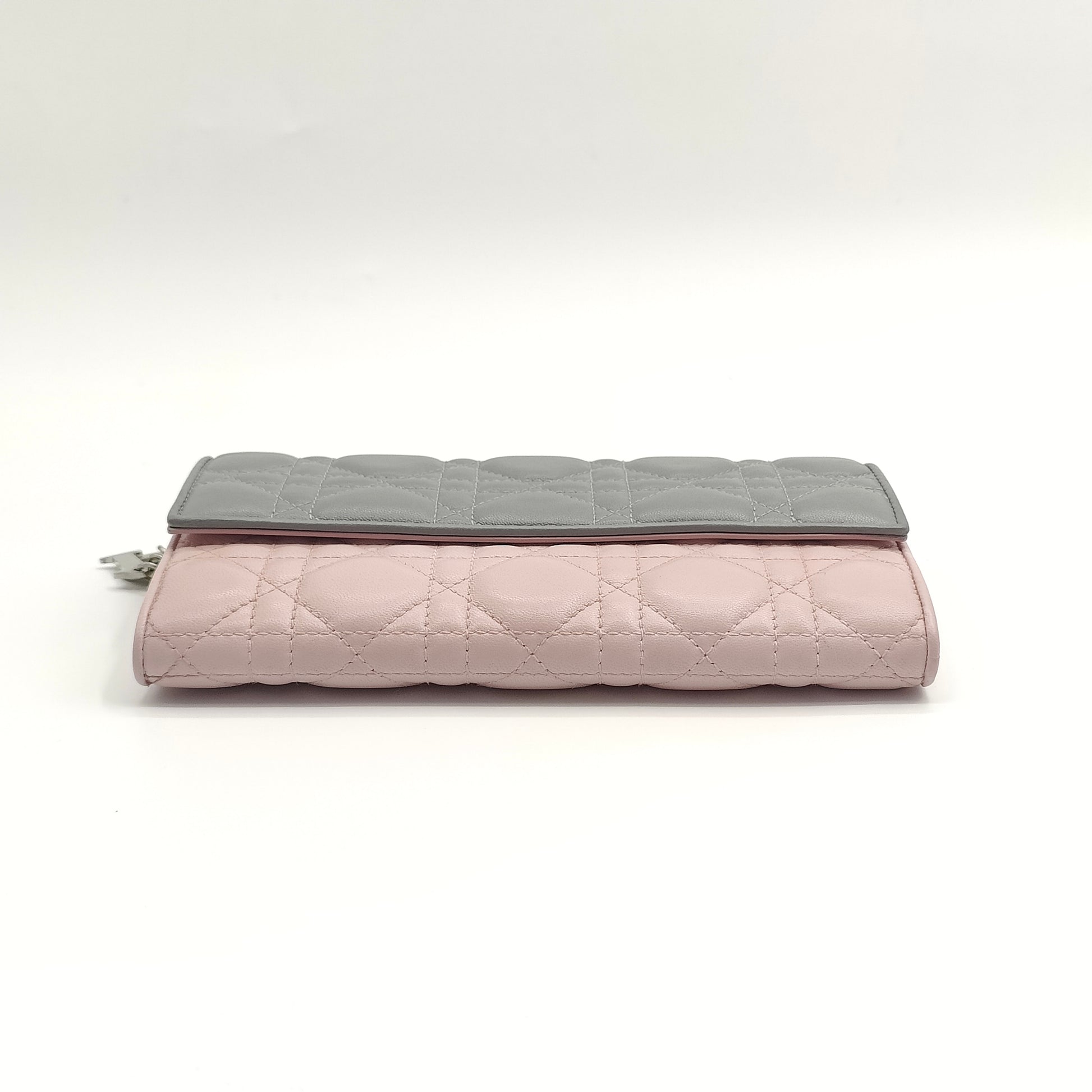 Lady Dior Wallet Cannage Quilt Lambskin
