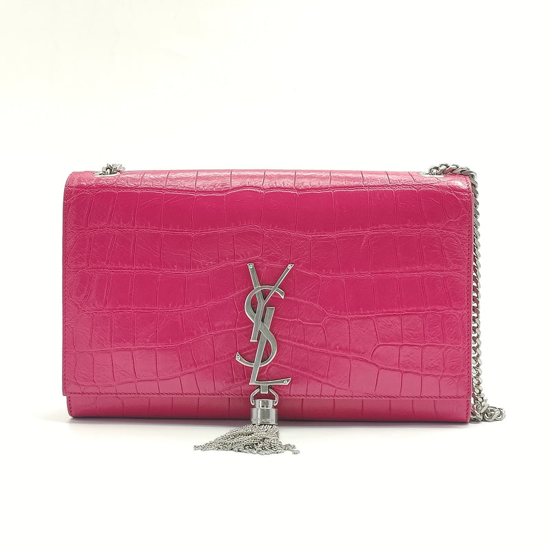 Medium Embossed Kate Tassel crossbody bag