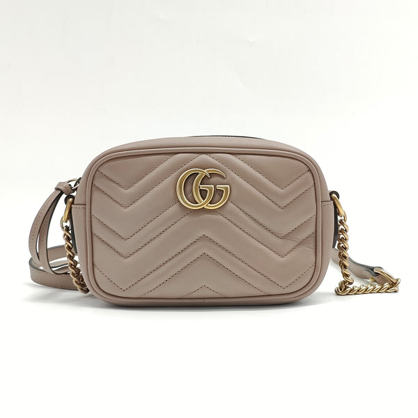 Mini GG Marmont Matelassé Shoulder Bag