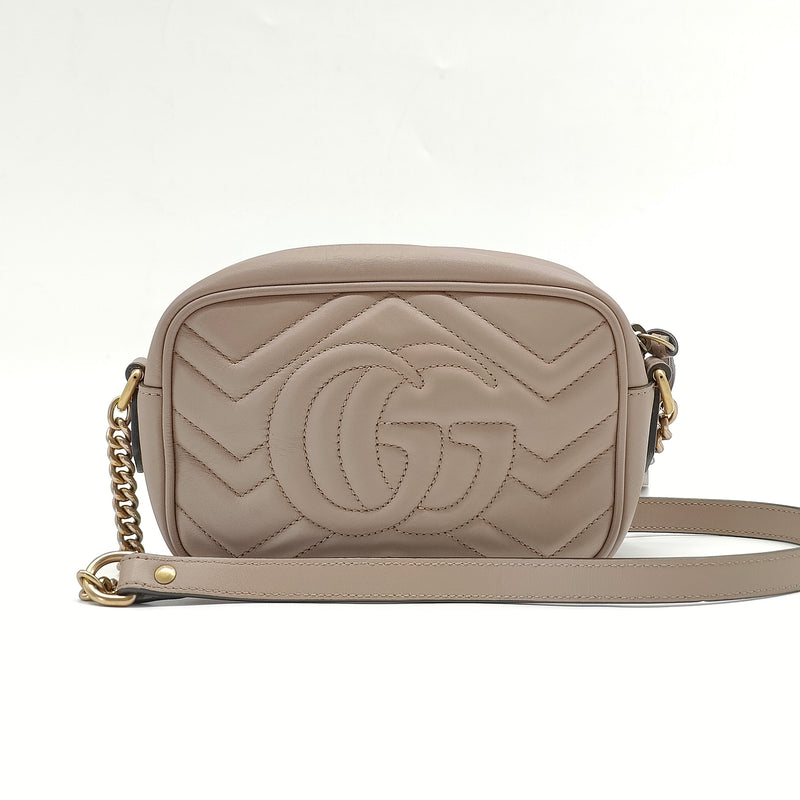 Mini GG Marmont Matelassé Shoulder Bag