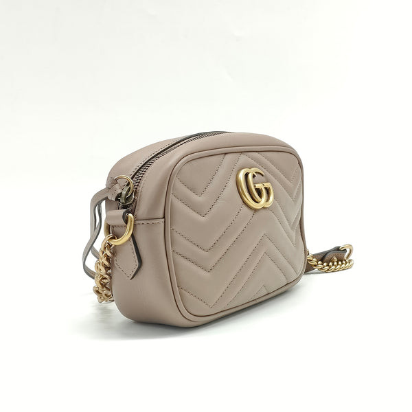 Mini GG Marmont Matelassé Shoulder Bag