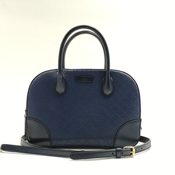 Top Handle Bag Diamante Leather Small