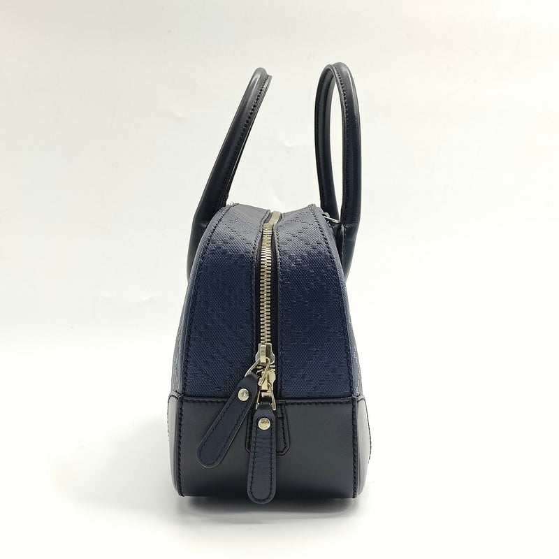 Top Handle Bag Diamante Leather Small