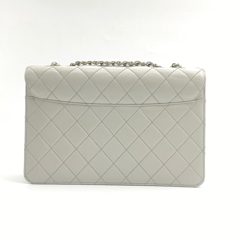 Beauty Lock Flap Bag Quilted Sheepskin