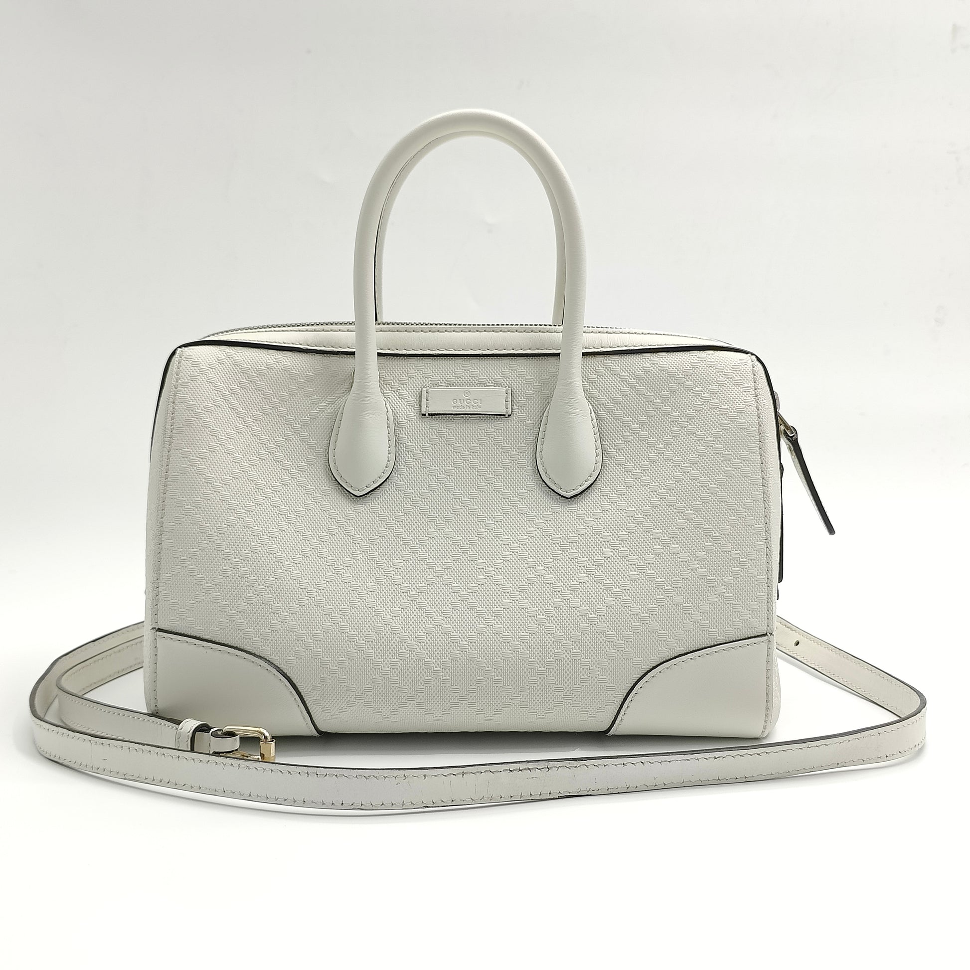 Boston Bag Diamante Leather Small