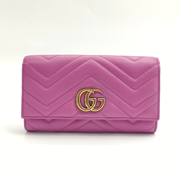 GG Marmont Continental Wallet Matelasse Leather