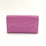 GG Marmont Continental Wallet Matelasse Leather