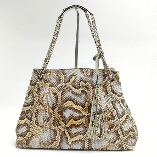 Python Medium Soho Chain Tote