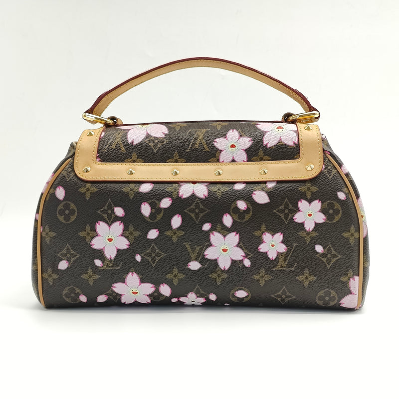 Monogram Cherry Blossom Sac Retro Bag Brown