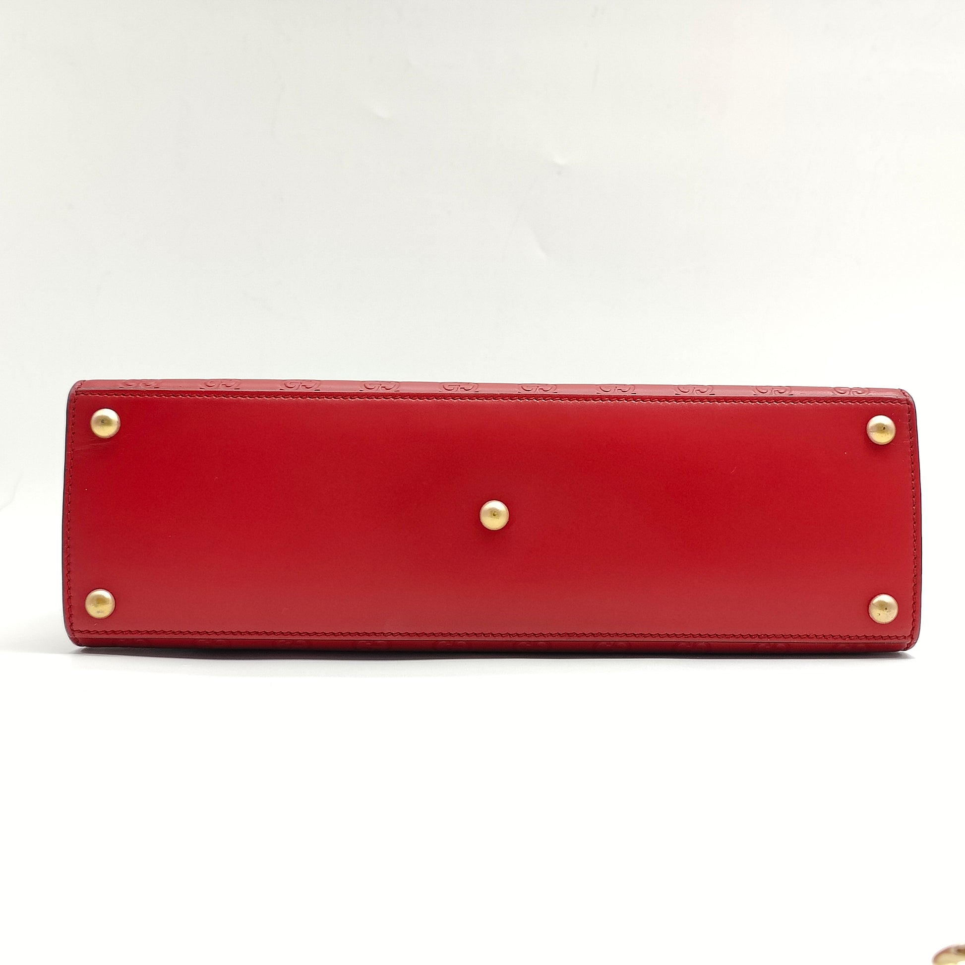 Padlock Top Handle Bag Guccissima Leather Medium