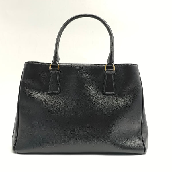 Double Zip Lux Tote Saffiano Leather Small